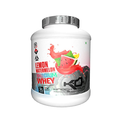 Absolute Nutrition Knockout Series Rhodium Whey Protein Powder 2kg Lemon Watermelon