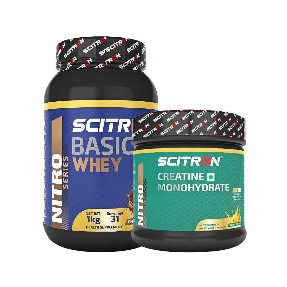 Scitron Nitro Series Basic Whey 1kg+Scitron Nitro Series Creatine Monohydrate