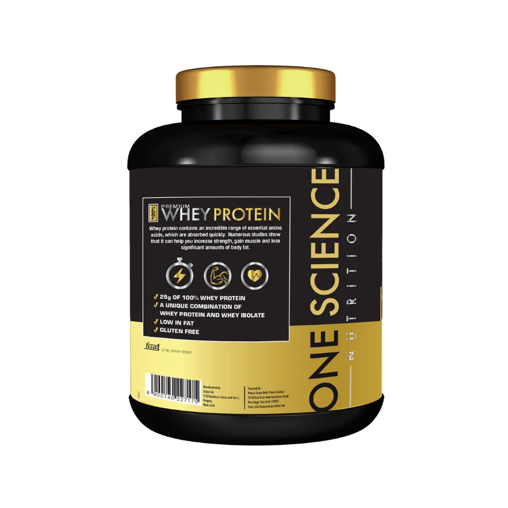 One Science Premium Whey Protein 2Lb, Neapolitan Ice Cream