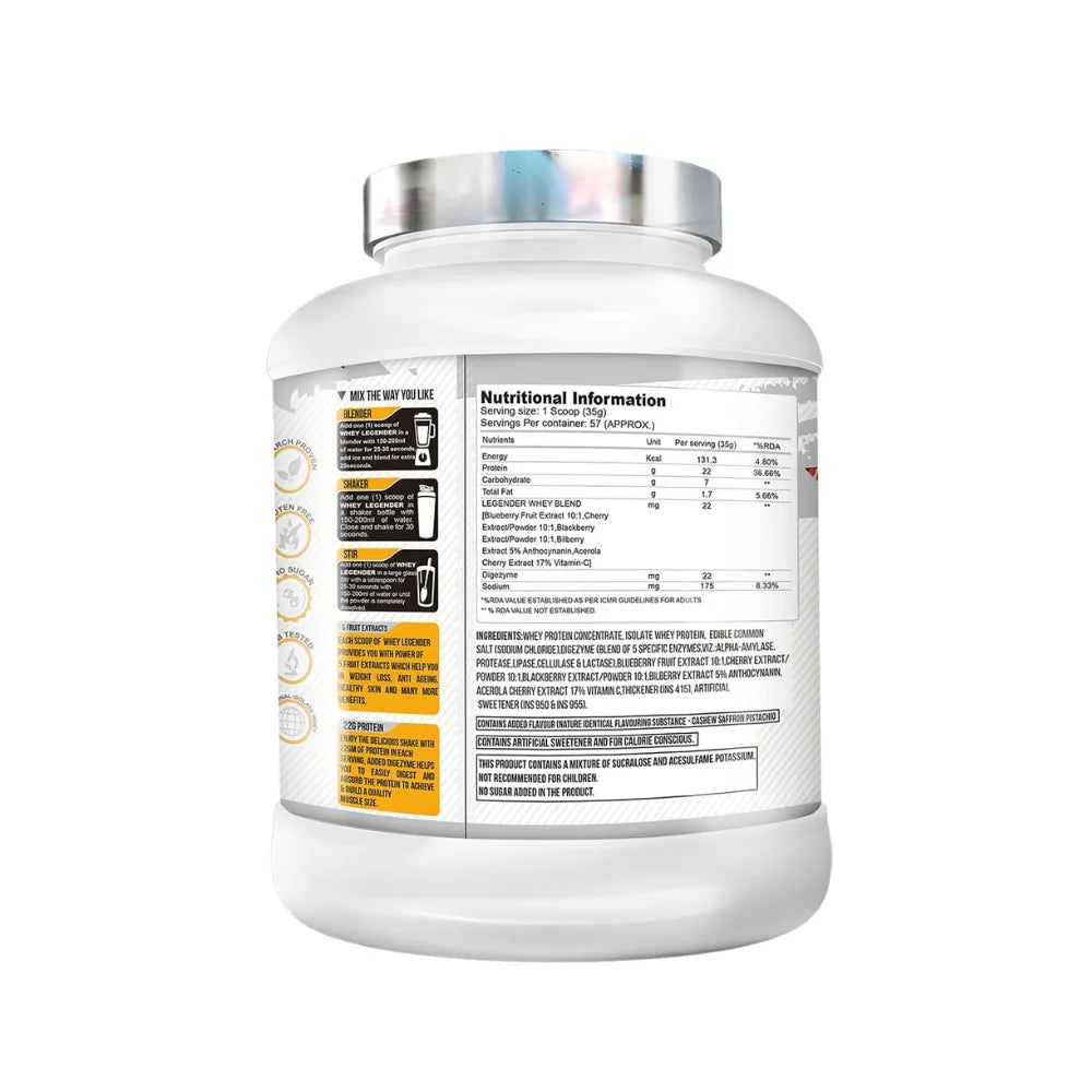 Absolute Nutrition Legender Whey Protein 1Kg, Pina Colada 