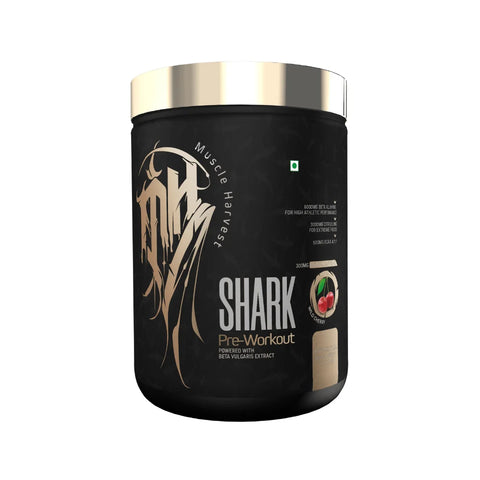 Muscle Harvest Shark Pre Workout 450g Strawberry Kiwi