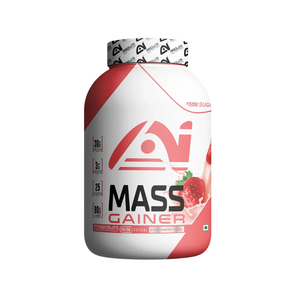 Absolute Nutrition Mass Gainer 1Kg Strawberry Twirl