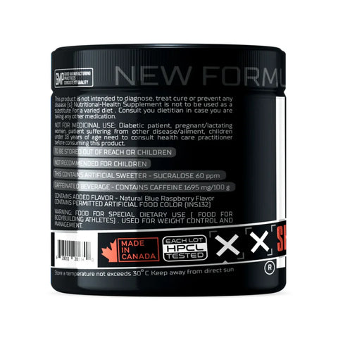 HFN Iron Shot Pre Workout 30 Servings 177g Blue Gummy Flavor