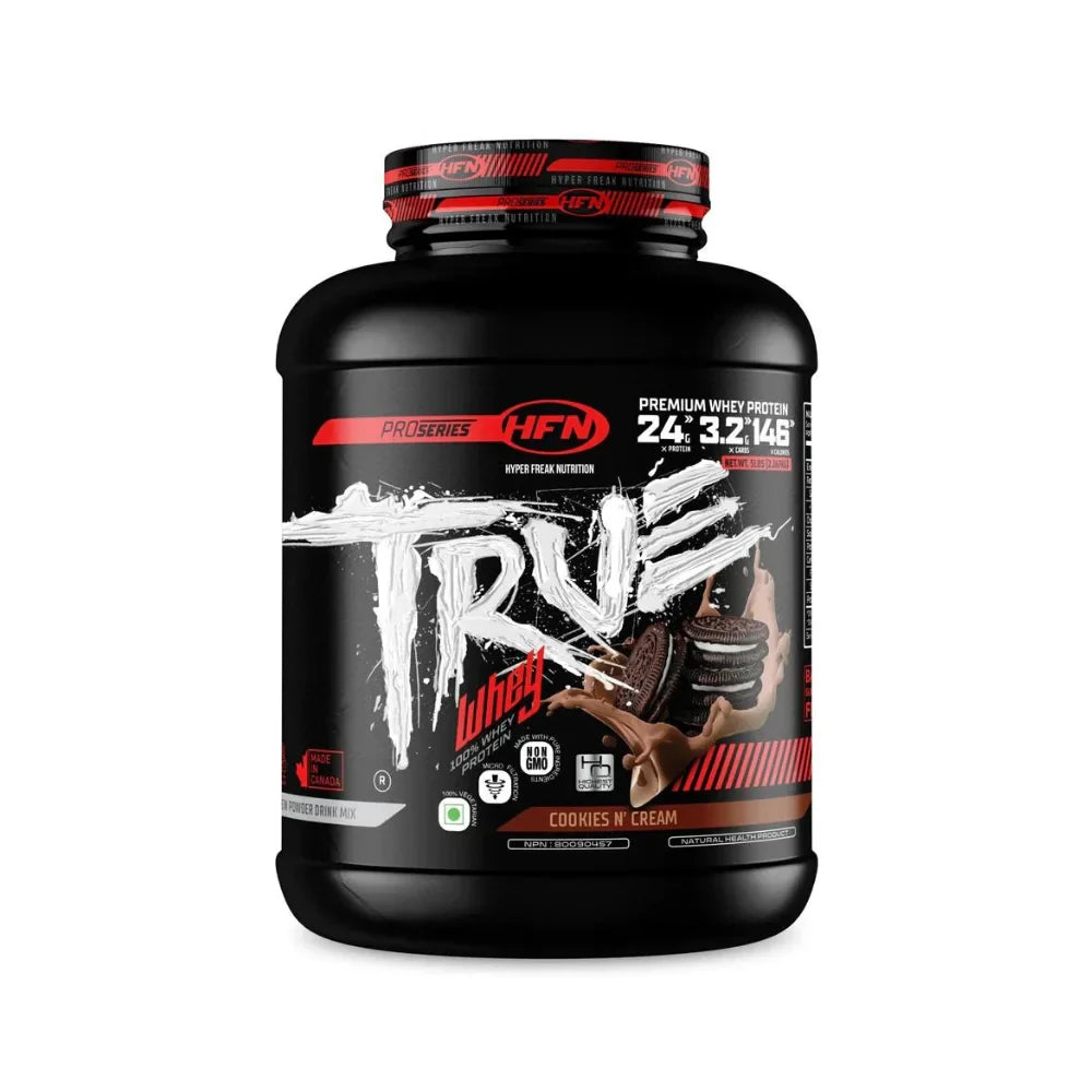 HFN True Whey 100% Whey Protein 5 Lbs Cookies Cream