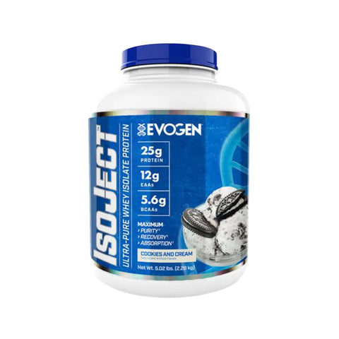 Evogen Isoject Ultra Pure Whey Isolate Protein 5Lbs Chocolate Flavor