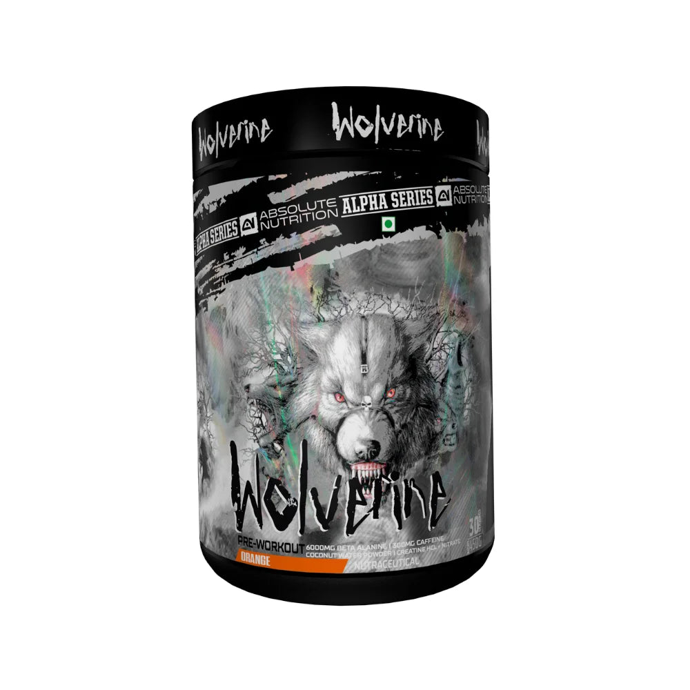 Absolute Wolverine Pre Workout Orange Flavor