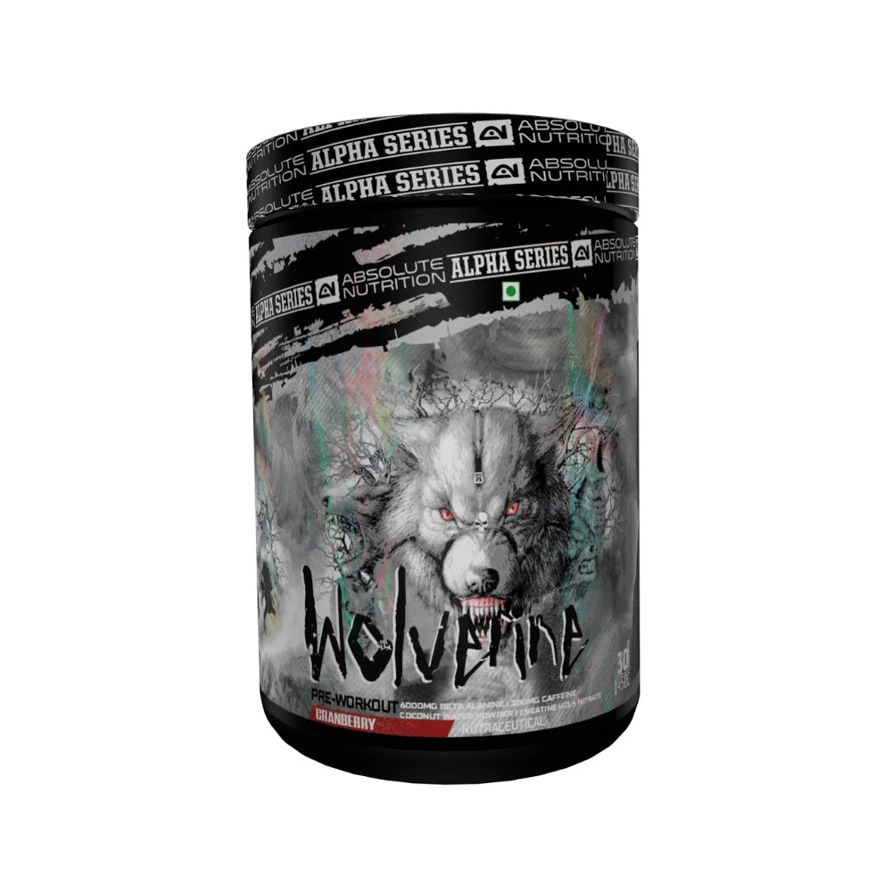 Absolute Nutrition Wolverine Pre Workout 450g Blue Raspberry