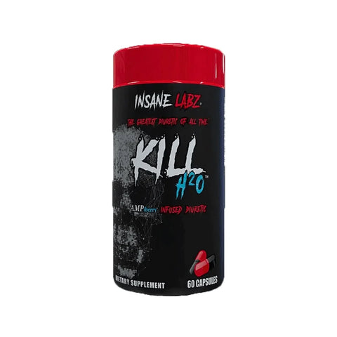 Insane Labz Kill H2O, AMPiberry Infused Diuretic 60 Capsules