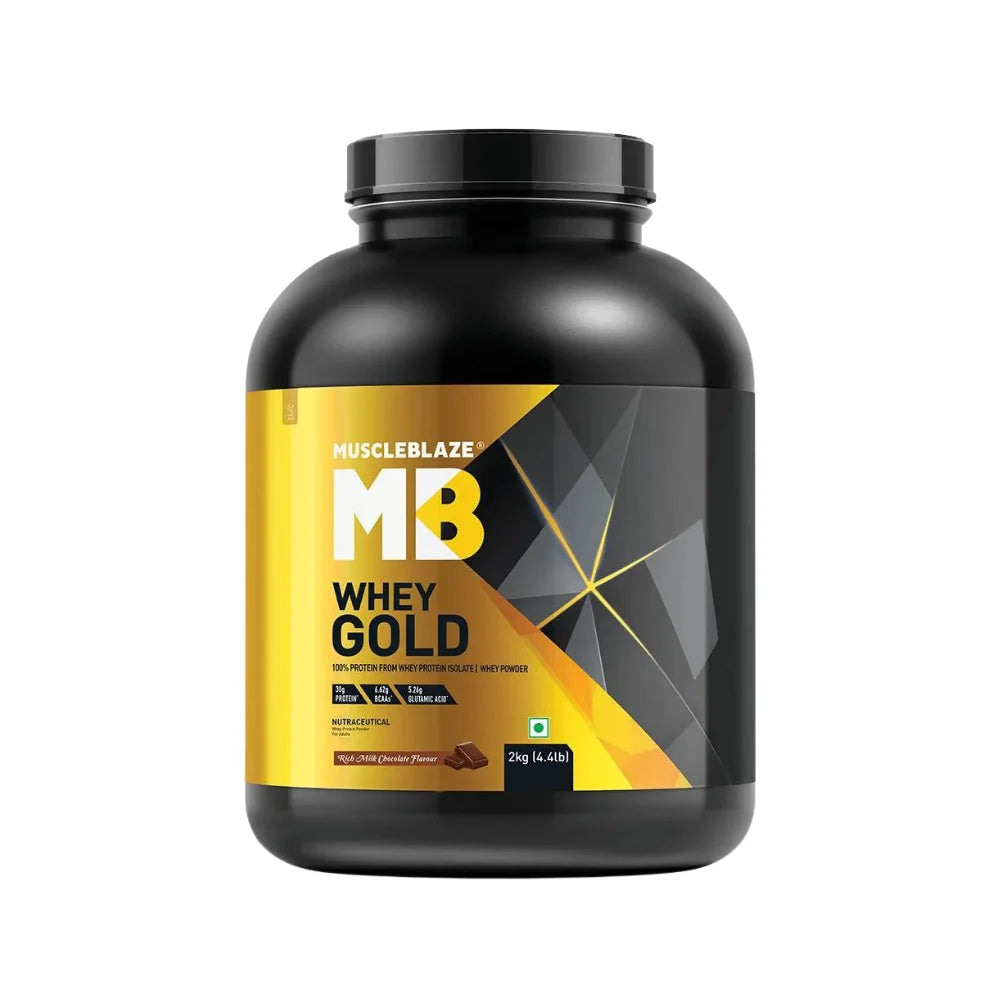 MuscleBlaze Whey Gold Protein (Rich Milk Chocolate)