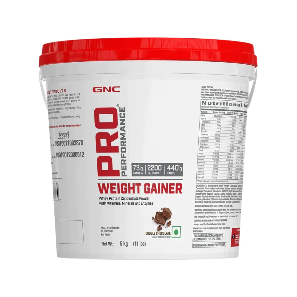 GNC Pro Performance Weight Gainer 5Kg, Double Chocolate