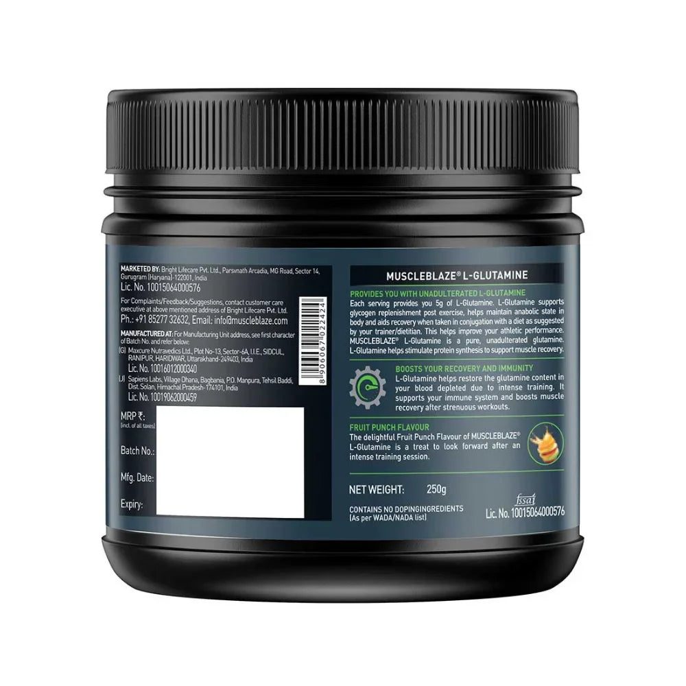 MuscleBlaze L Glutamine