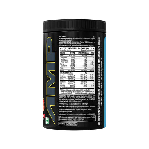 GNC AMP Gold Series BCAA Advanced 400g Kiwi Strawberry