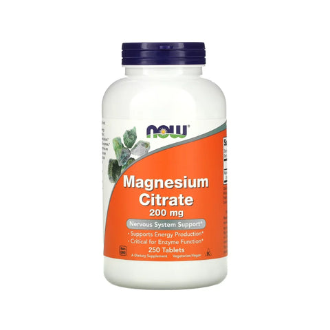 Now Foods Magnesium Citrate 250 Tablets