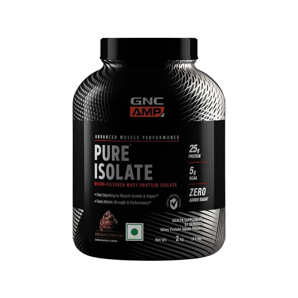 GNC AMP Pure Isolate Whey Protein + Free Shaker