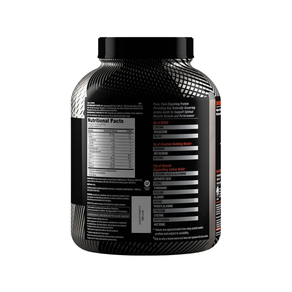 GNC AMP Pure Isolate Whey Protein + Free Shaker