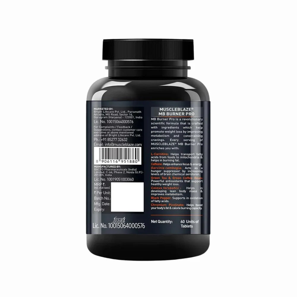 MuscleBlaze MB Fat Burner PRO