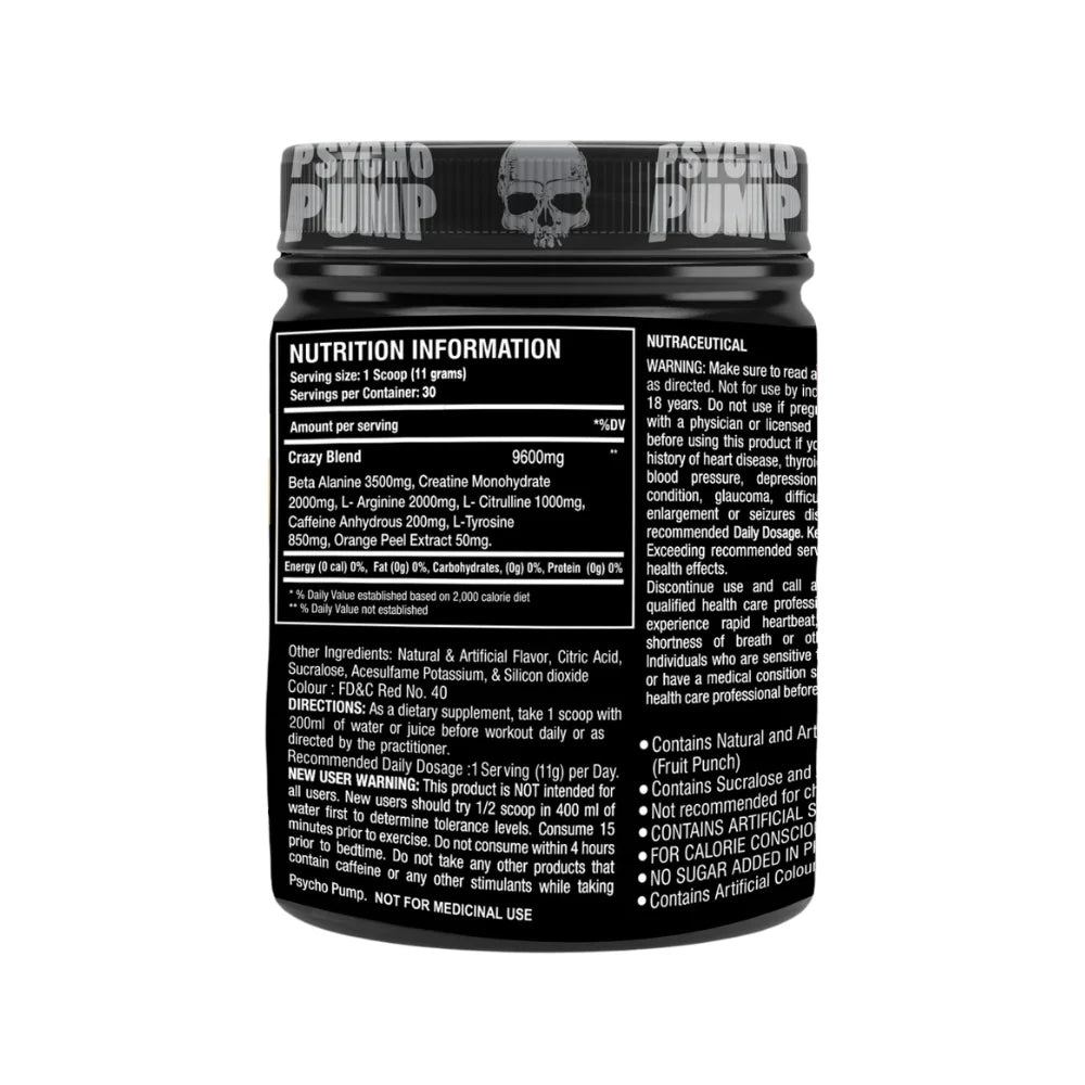 One Science Psycho Pump Pre Workout