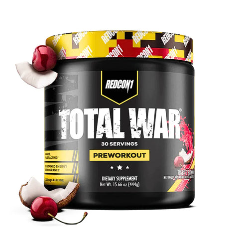 Total War Pre Workout 444g Tiger's Blood Flavor