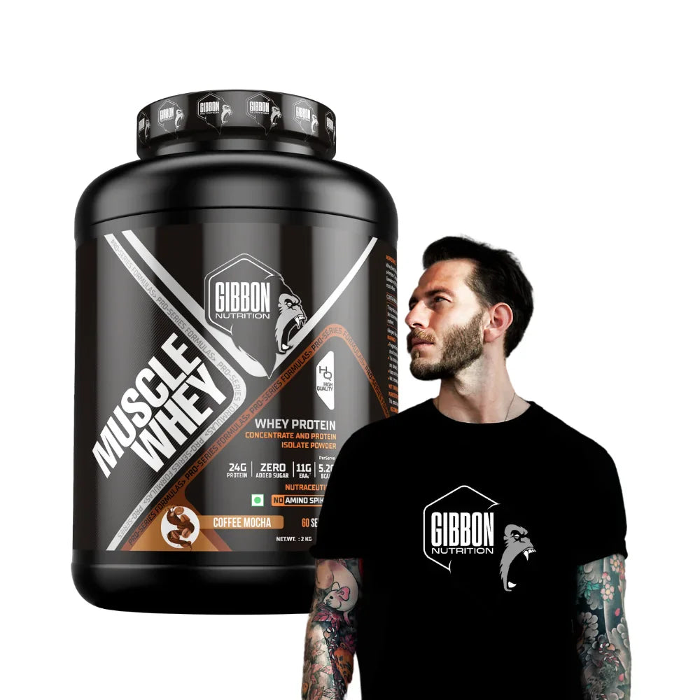 Gibbon Muscle Whey Protein 2Kg Coffee Mocha