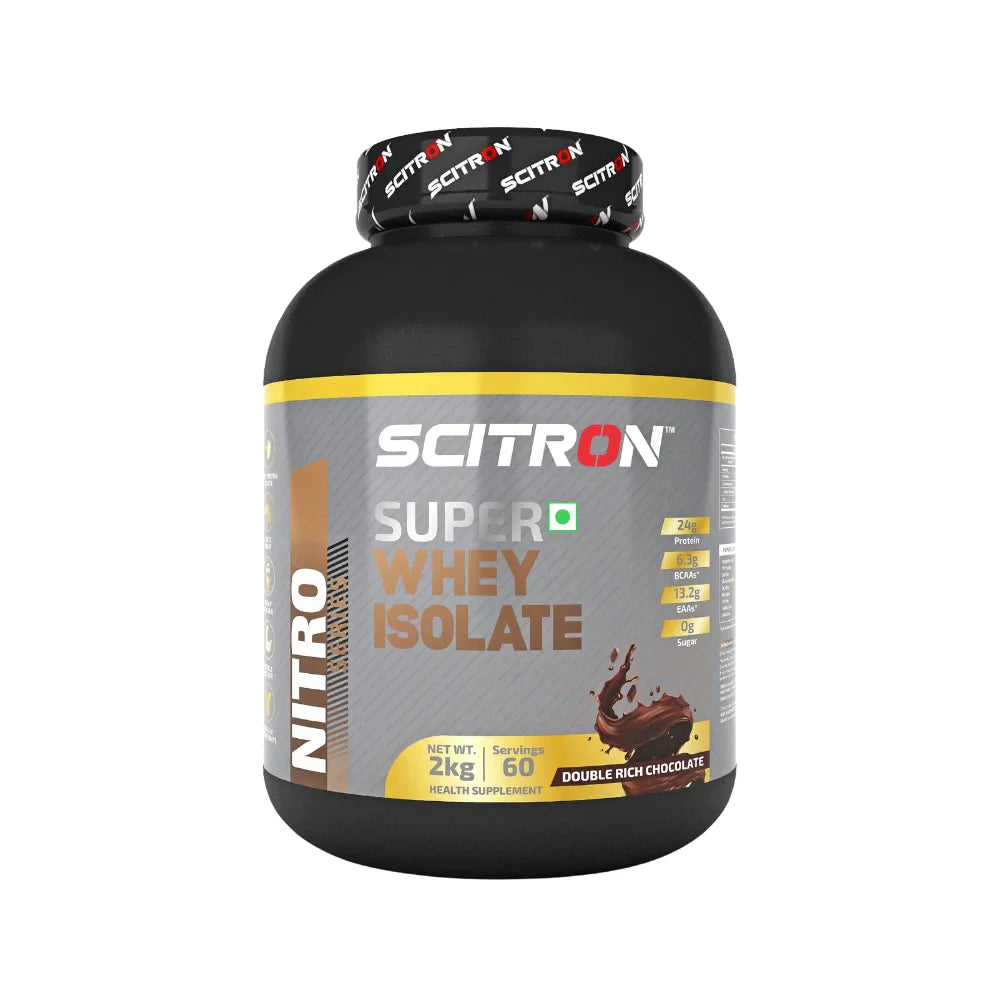 Scitron Nitro Series Super Whey Isolate 2Kg Double Rich Chocolate