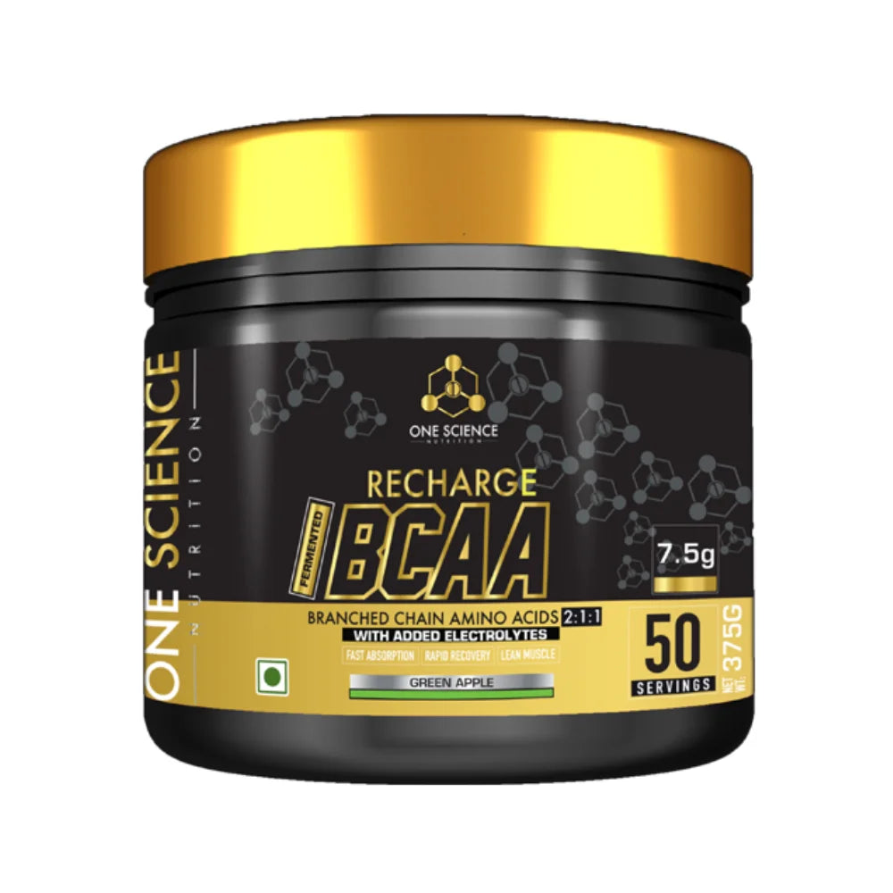 One Science Recharge BCAA 50 Servings Kiwi Blast