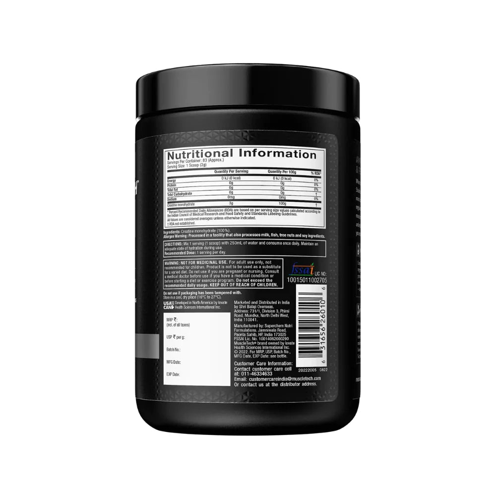 MuscleTech Platinum 100% Creatine