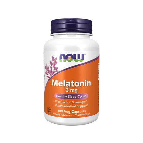 Now Foods Melatonin 3mg 180 Capsules