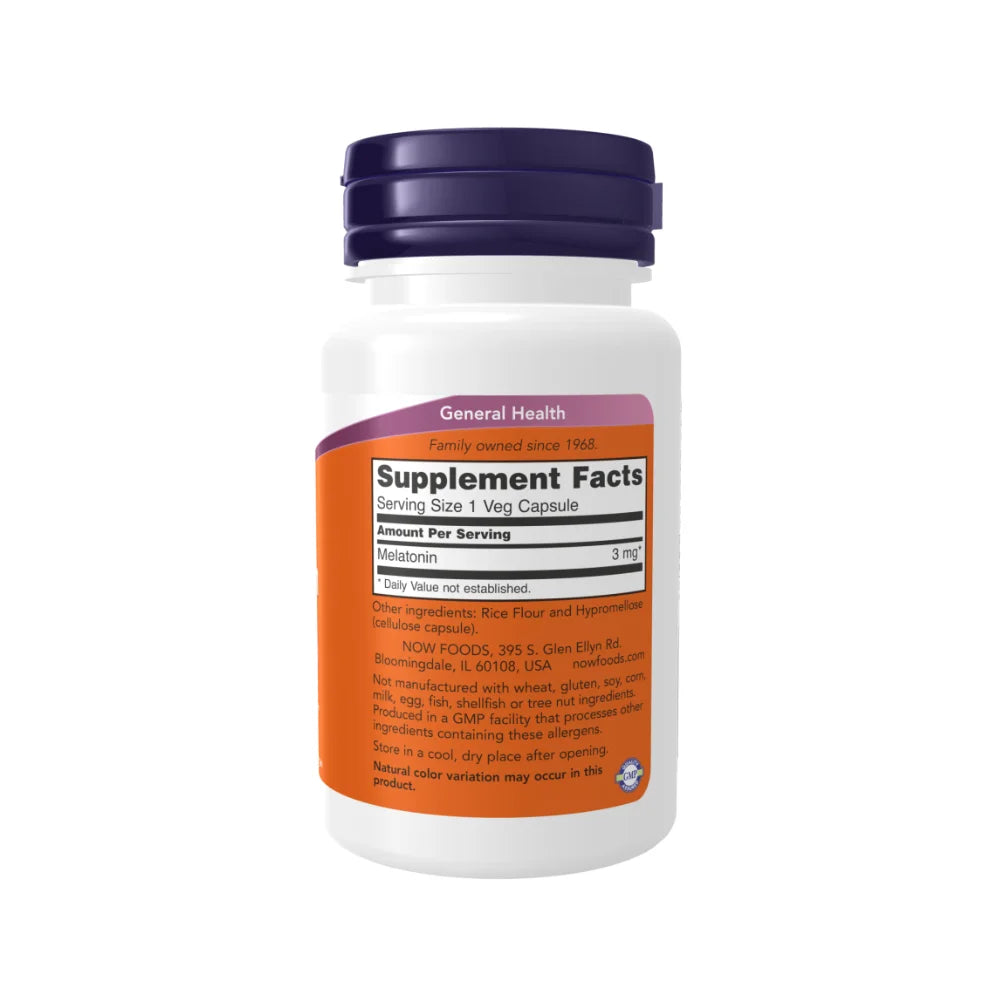 NOW Foods Melatonin 3mg