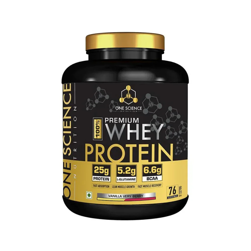 One Science Premium Whey Protein 5 Lb Neapolitan Ice Cream 