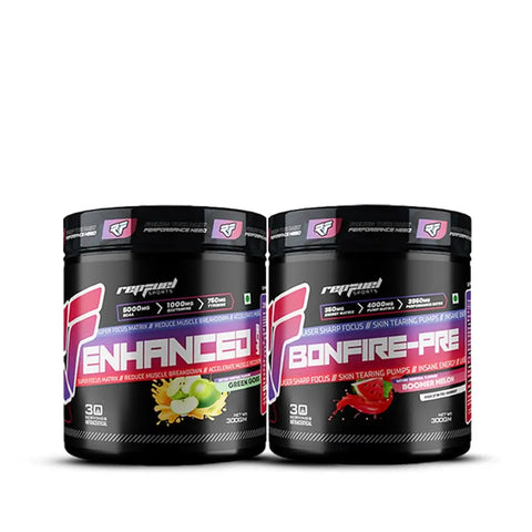 Repfuel Sports Enhance BCAA + Free Bonfire Pre Workout