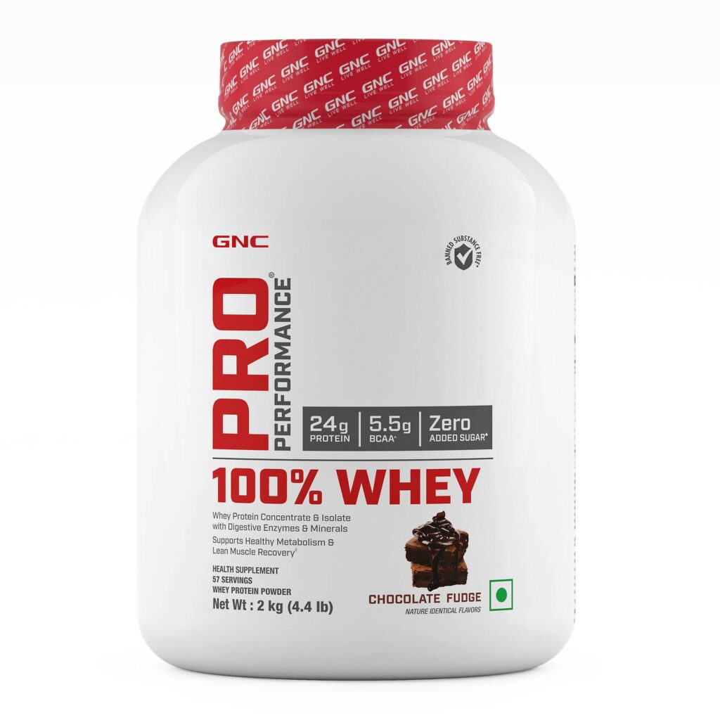 GNC Pro Performance 100% Whey Protein - 2 kg (Chocolate Supreme)